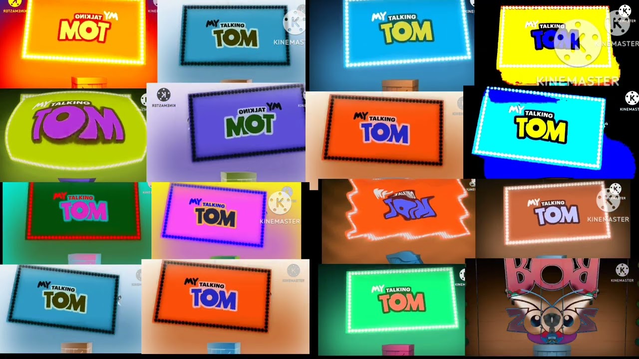 Talking tom effect all logo