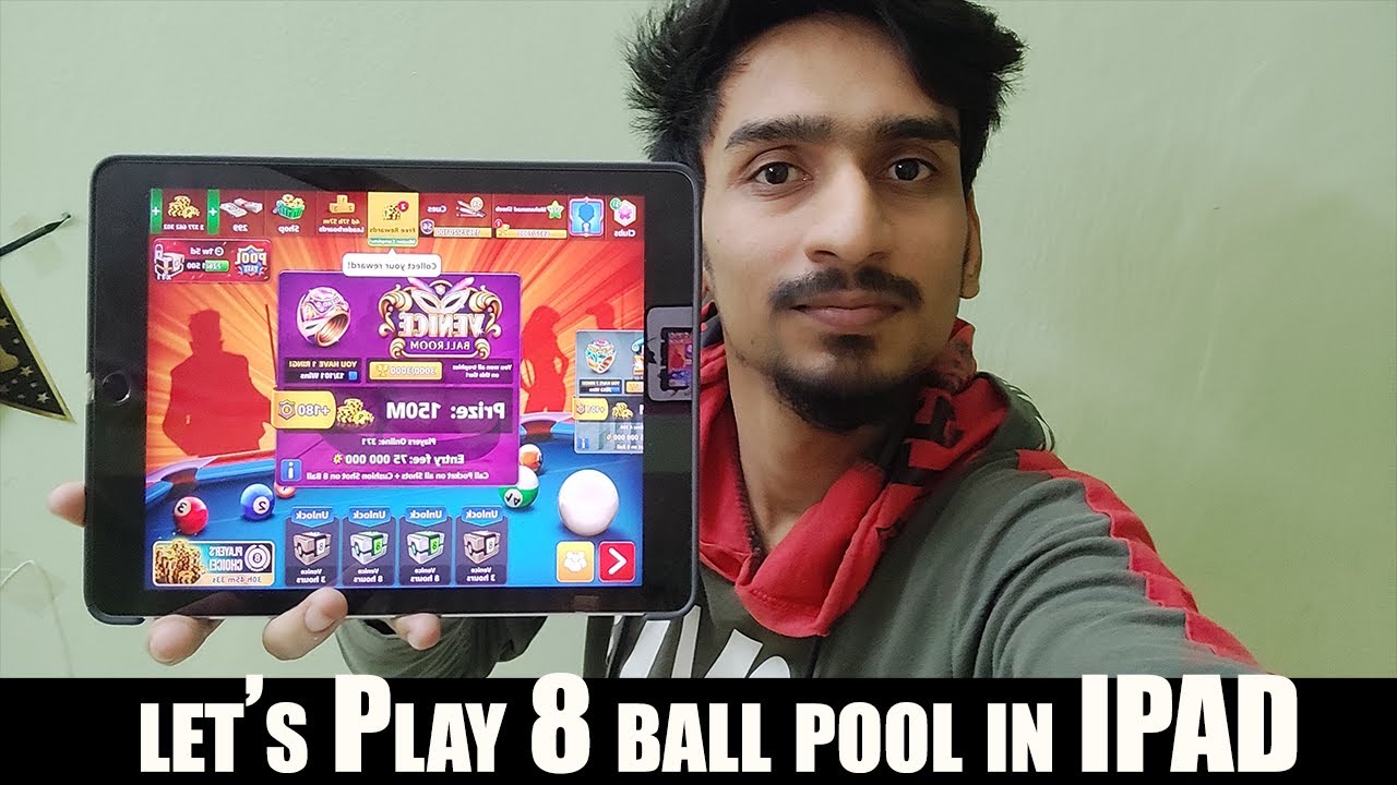 Let's Play 8 ball pool in IPAD