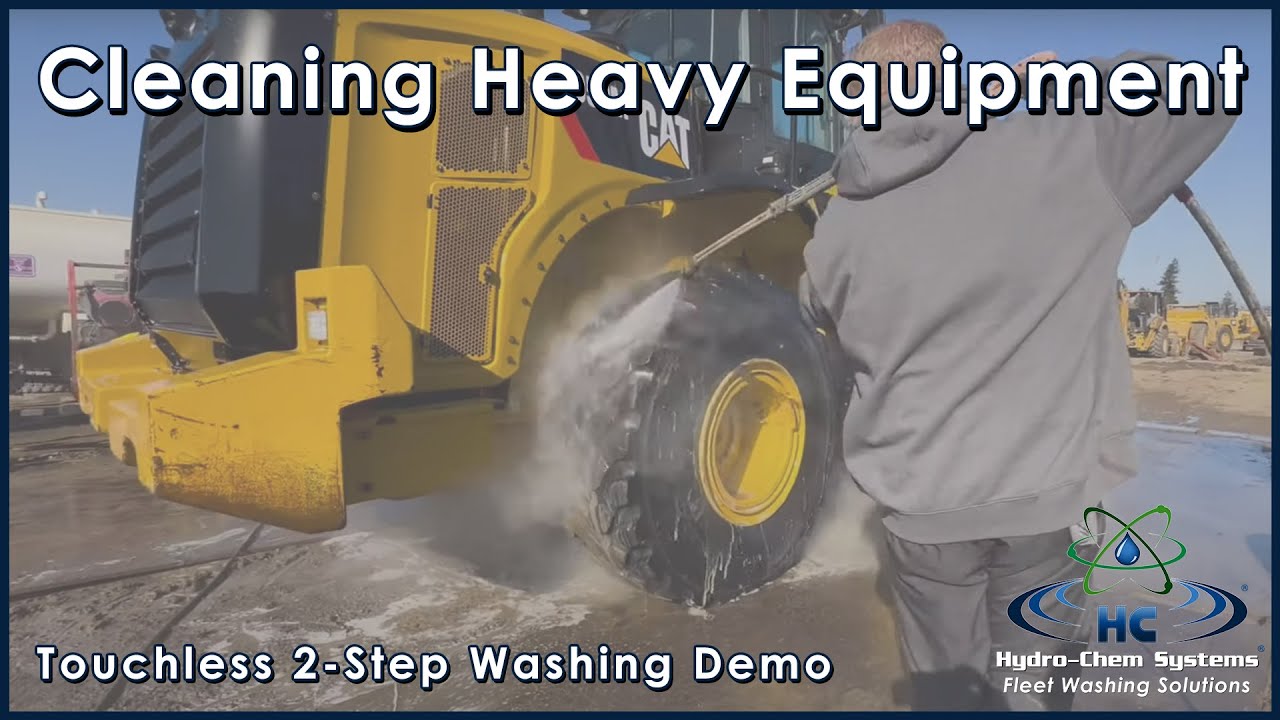 How to Pressure Wash Heavy Equipment - Touchless 2-Step Demo
