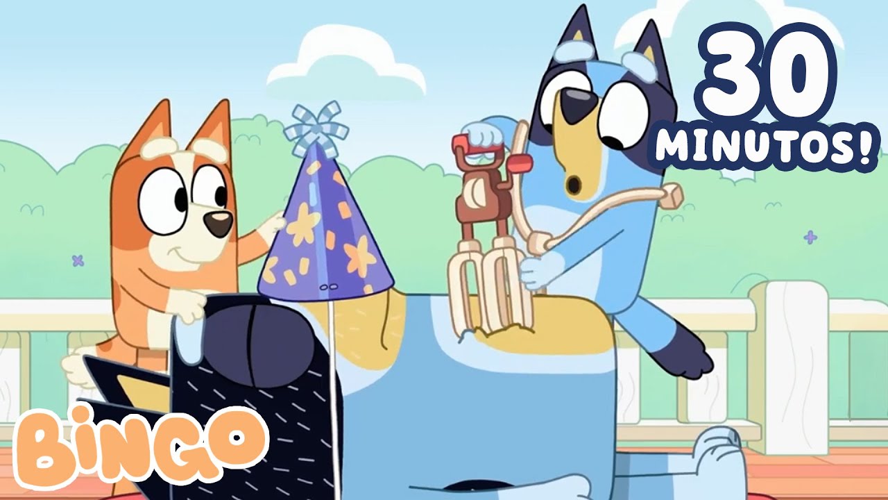 Jogando Jogos com Bingo e Bluey! 🧡 😮 💙 | Episódios Completos | Bingo Português Brasil Canal Oficial