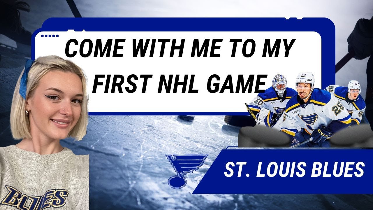 My First NHL Game  🏒💙 | St. Louis Blues Experience Vlog