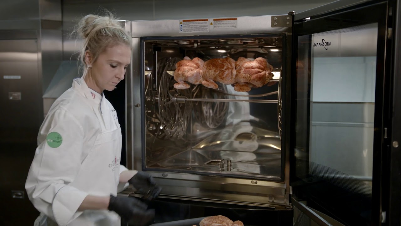 Cooking Chickens in Alto-Shaam Rotisserie