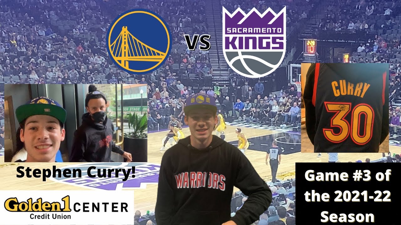 I Met Stephen Curry and the Warriors at the Warriors vs Kings Game at Golden1 Center in Sacramento!