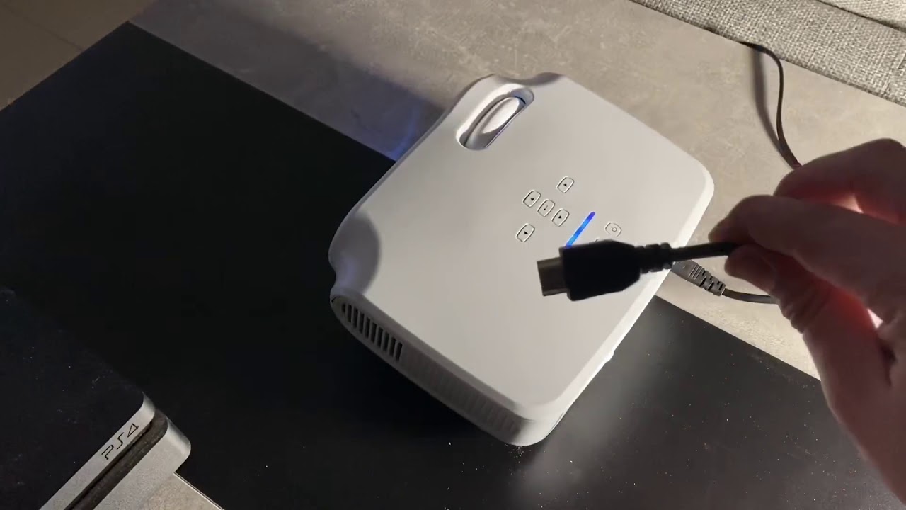 Crenova Mini Projector, 3200 Lux Portable Home Video Projector with 1080P unboxing and instructions
