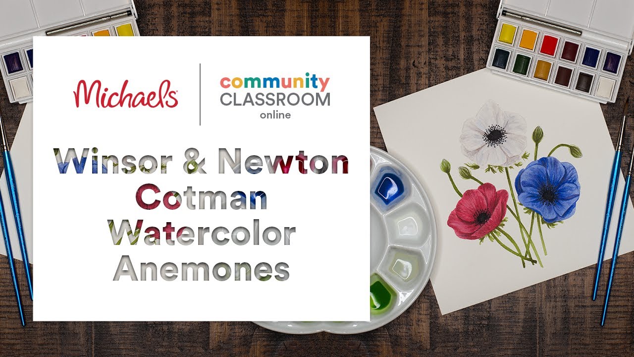 Online Class: Winsor & Newton Cotman Watercolour Anemones | Michaels