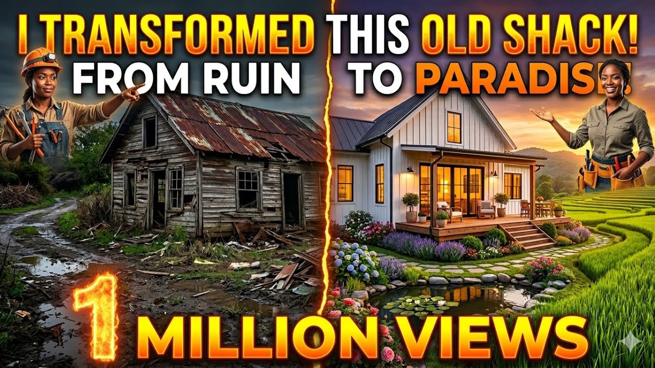 Transformed an Old Ruined Shack Into a Dream House | Before vs After