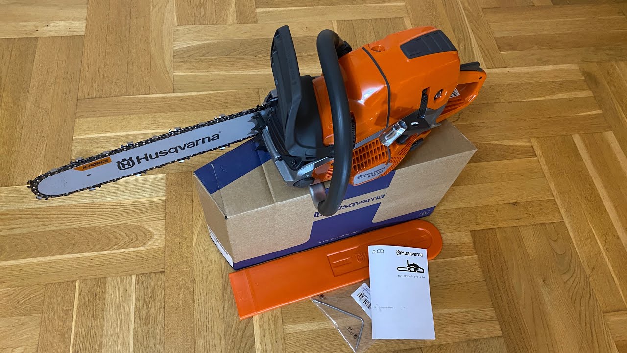 Husqvarna 572 XP Unboxing si prezentare  | Husqvarna 572 XP Chainsaw Unboxing | Live 4K