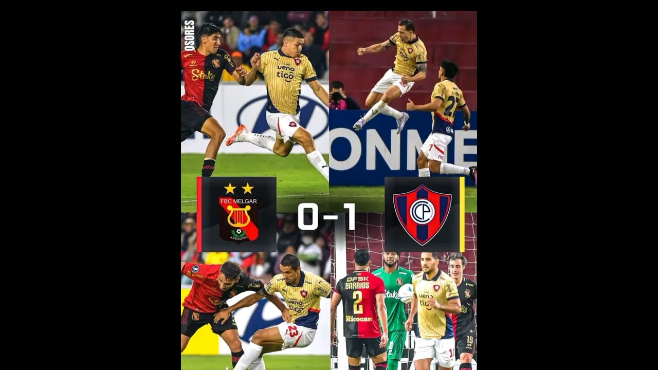 Melgar 0=1 Cerro Porteño/ Narración de RPP Radio Harold Garcia/ Copa Libertadores 🏆