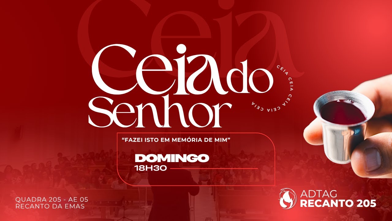 Santa Ceia do Senhor | ADTAG Recanto | 01/01/2026