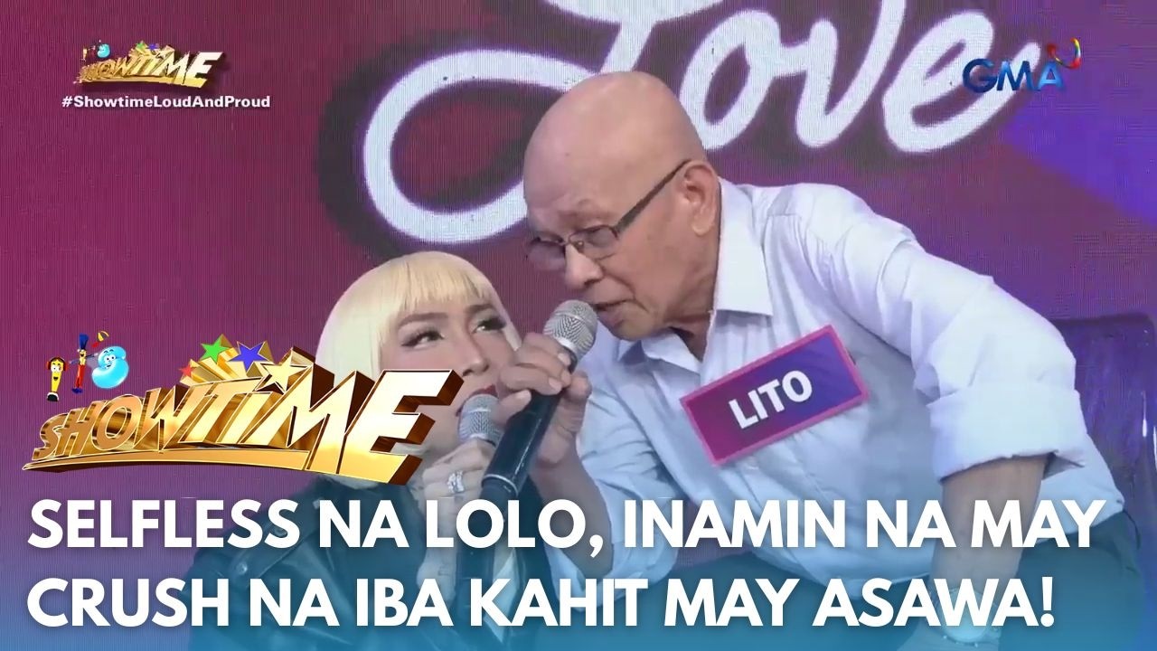 It’s Showtime: Selfless na lolo, inamin na may crush na iba kahit may asawa!