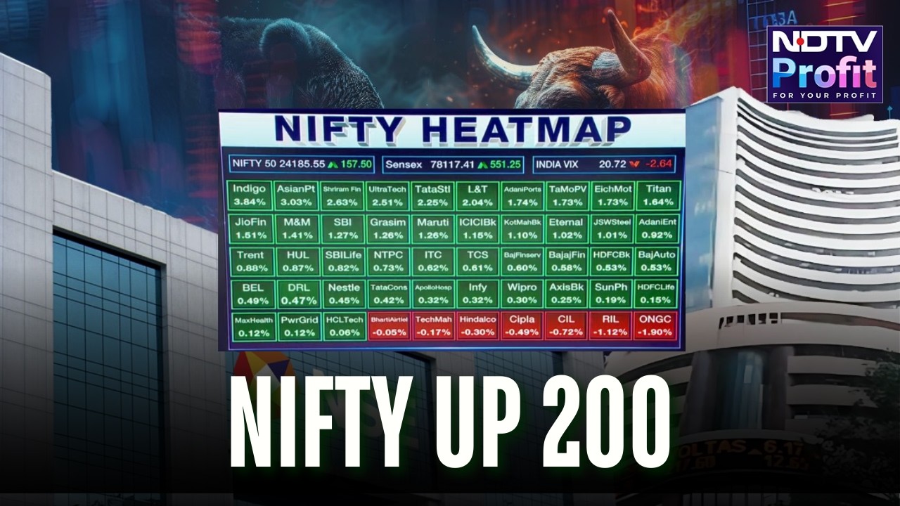 Stock Market News LIVE Updates: Sensex Recover 650 Points, Nifty Up 200