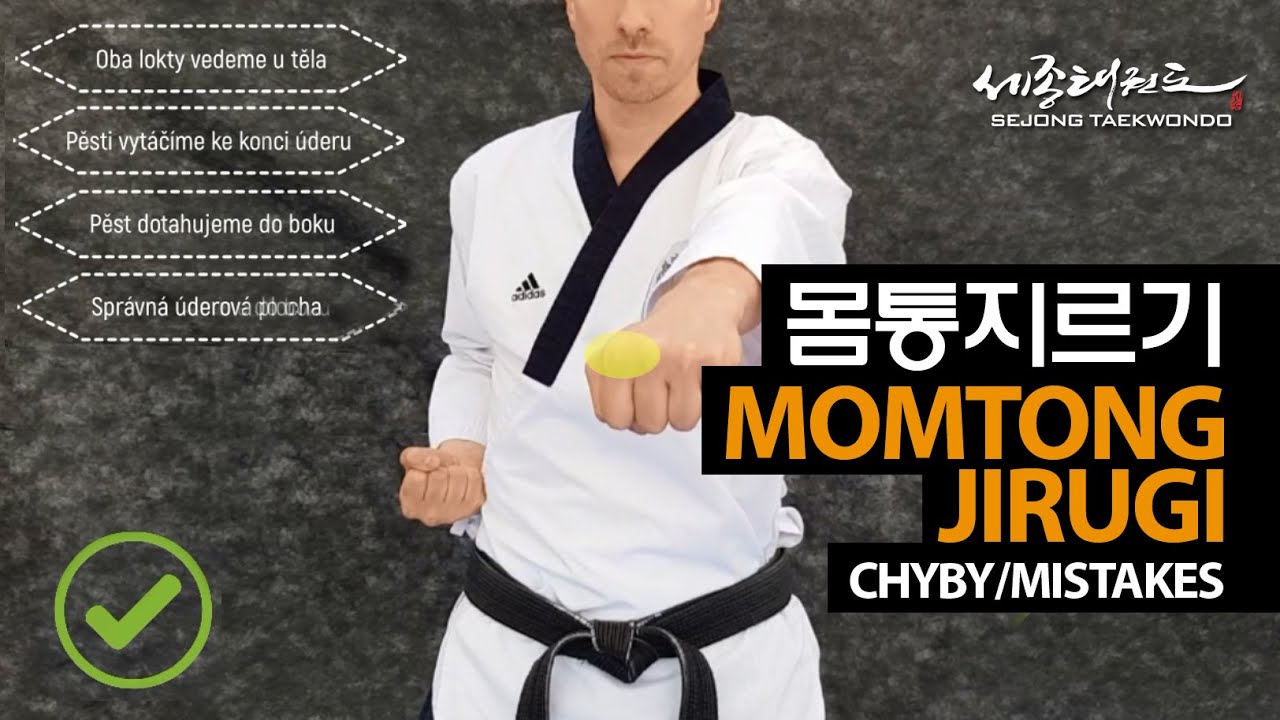 Momtong-jirugi (몸통지르기) - Nejčastější chyby (The Most Common Mistakes)
