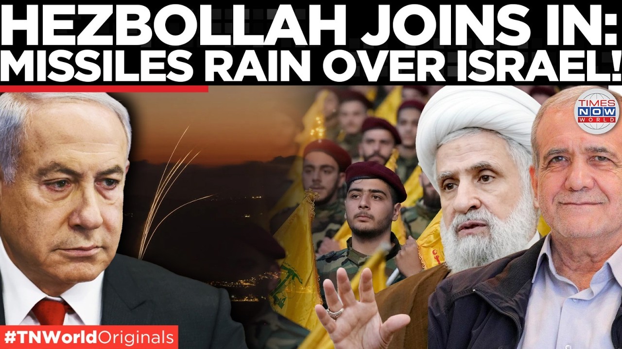 HAIFA ALARMS BLARE: Hezbollah Fires Drones and Missiles at Israeli Defense Sites | World News