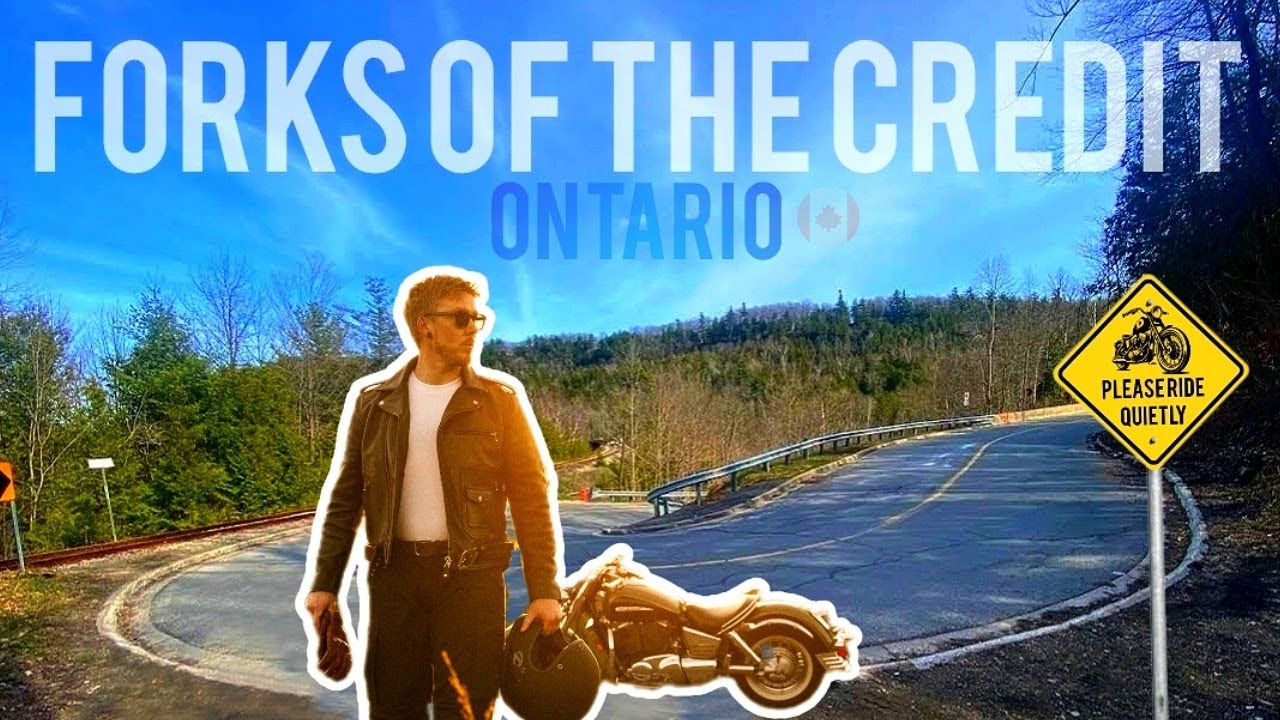 Riding the Most Scenic roads in Ontario #canada  | Forks of the Credit Road by #motorcycle