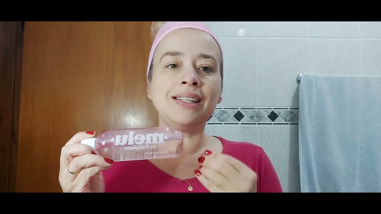41 DIAS USANDO A &Aacute;GUA MICELAR DA NOVA LINHA MELU DA RUBYROSE E VEJA O RESULTADO!