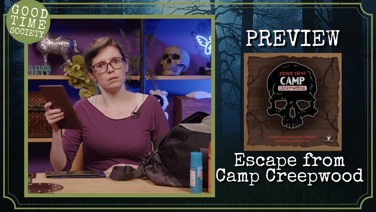 Escape from Camp Creepwood Board Game Preview with Amy Dallen