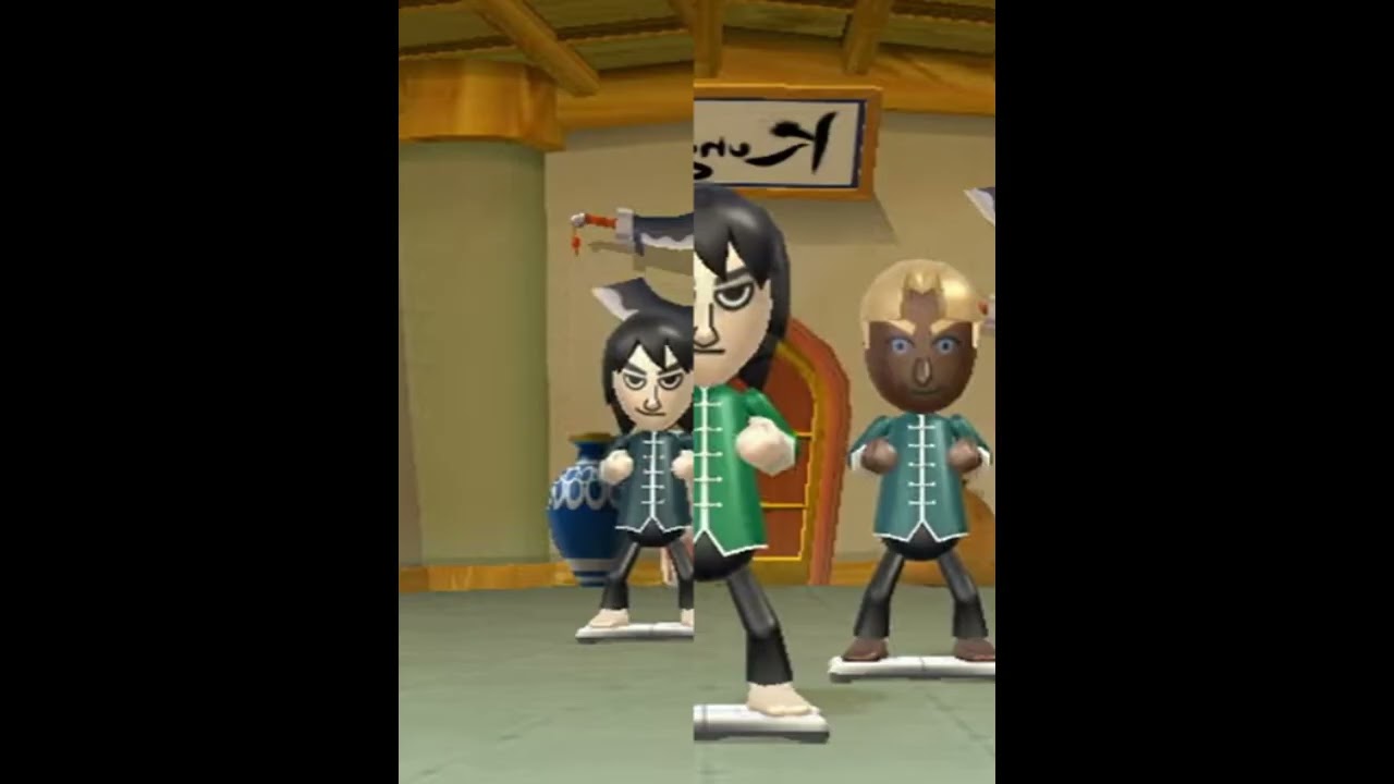 "Wii Fit Plus Rhythm Kung Fu Music" But Every Other Beat Is Missing.