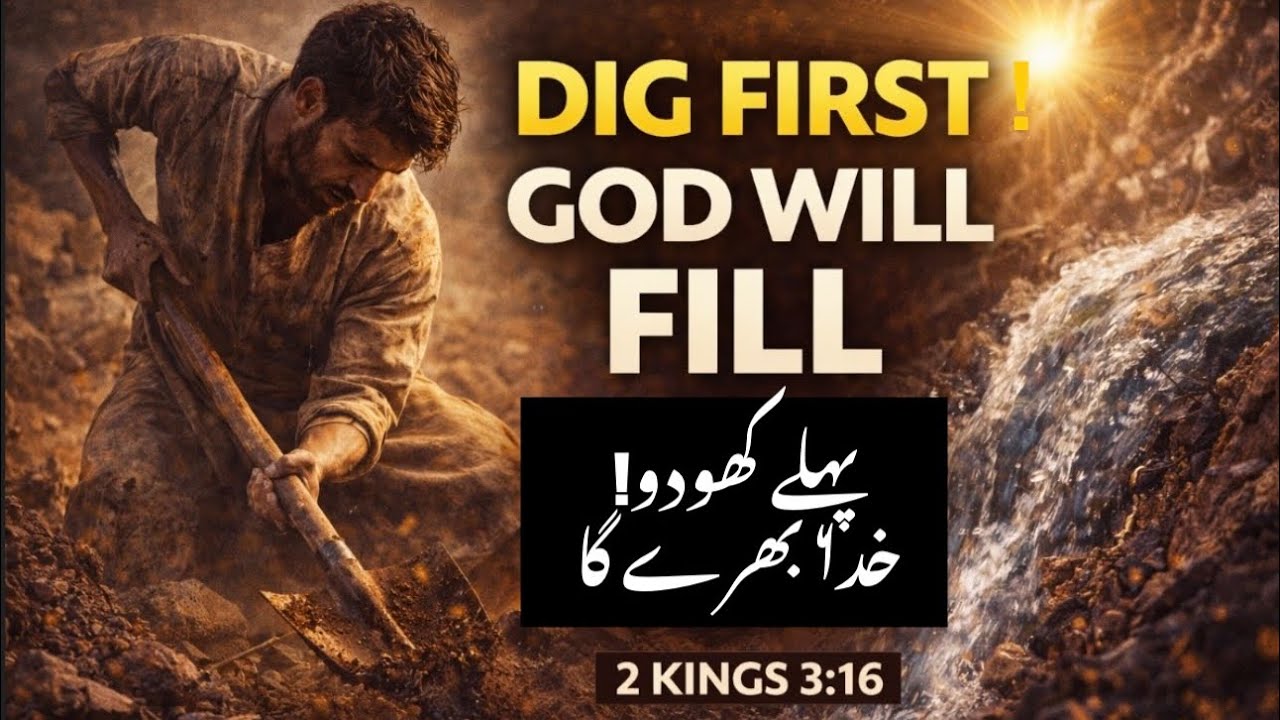 Dig the Ditches — God Will Send the Water | کھائیاں کھودو — خدا پانی بھیجے گا | 2 سلاطین 3:16