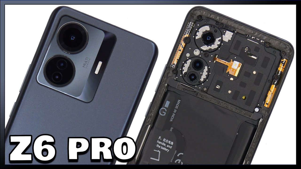 IQOO Z6 PRO/Vivo T1 PRO 5G Disassembly Teardown Repair Video Review