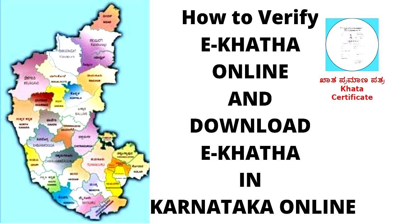 How to Verify E-KHATHA ONLINE AND DOWNLOAD E-KHATHA IN KARNATAKA