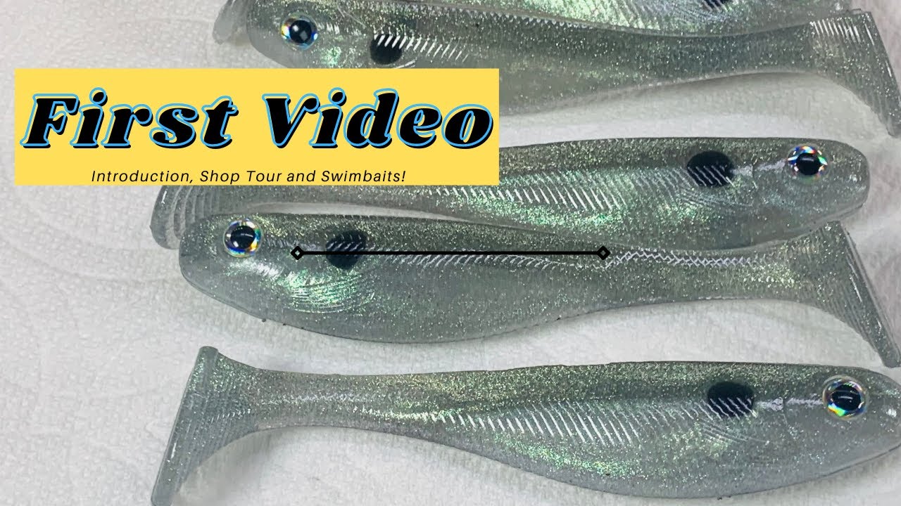 First Video!  Shop Tour and Swimbaits!