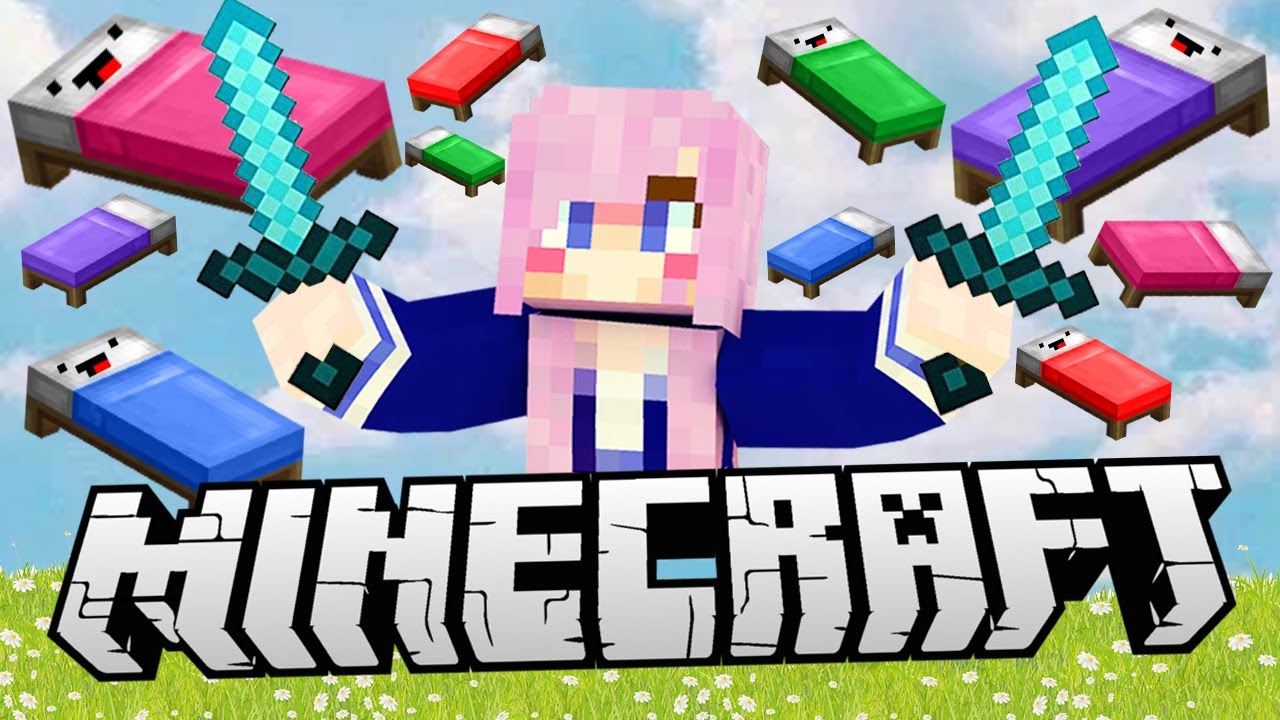 LDShadowLady vs. YouTubers | Minecraft Bed Wars