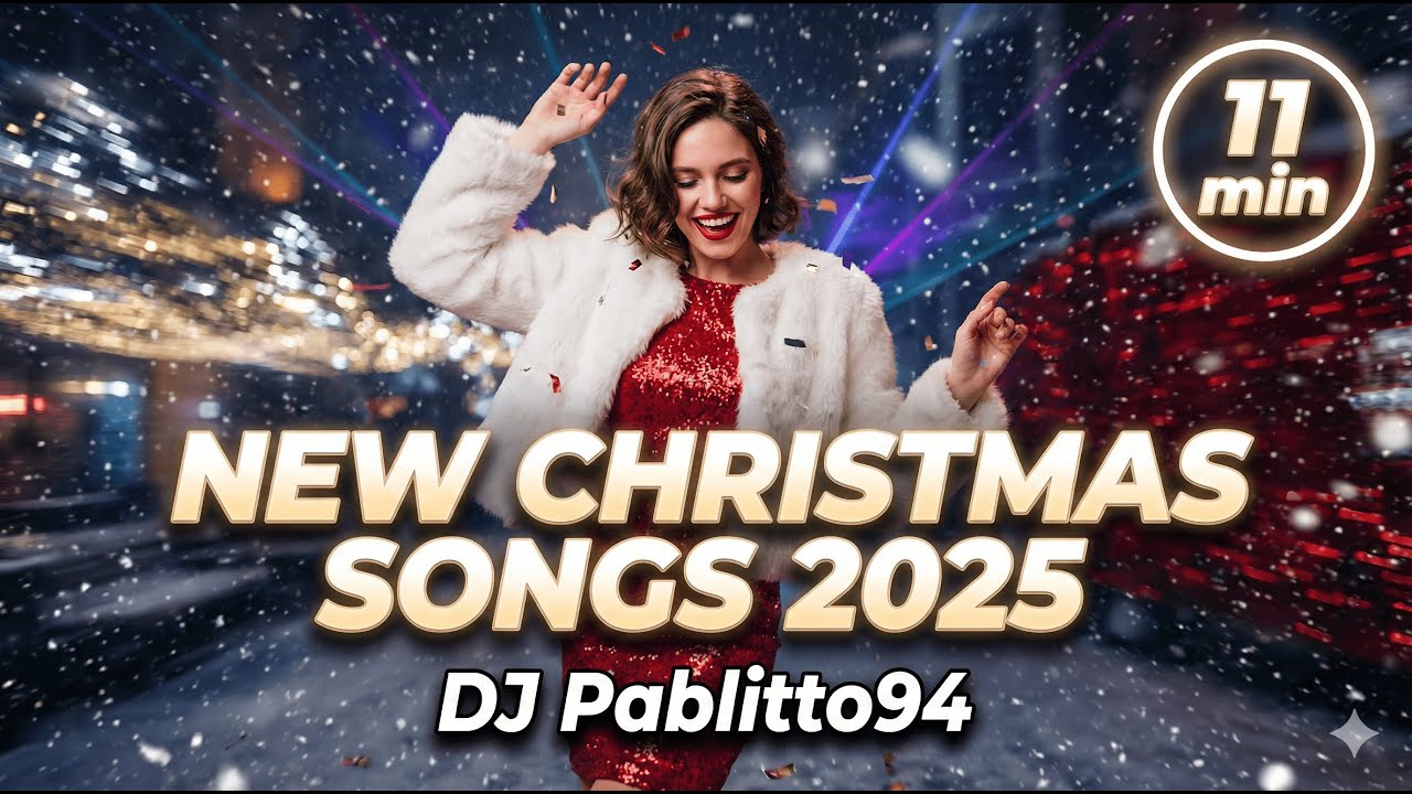 New Christmas Songs 2025 | Best Electronic Dance & Techno Holiday Mix (11 Min)