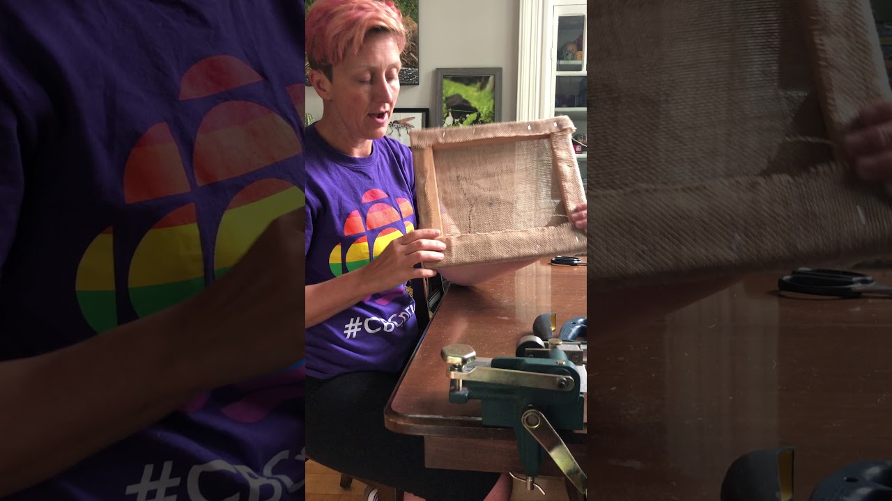 How to Make Traditional Newfoundland Hooked Rug, Emily Sopkowe