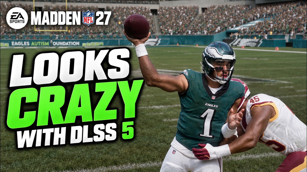 Madden 27 выглядит БЕЗУМНО с DLSS 5