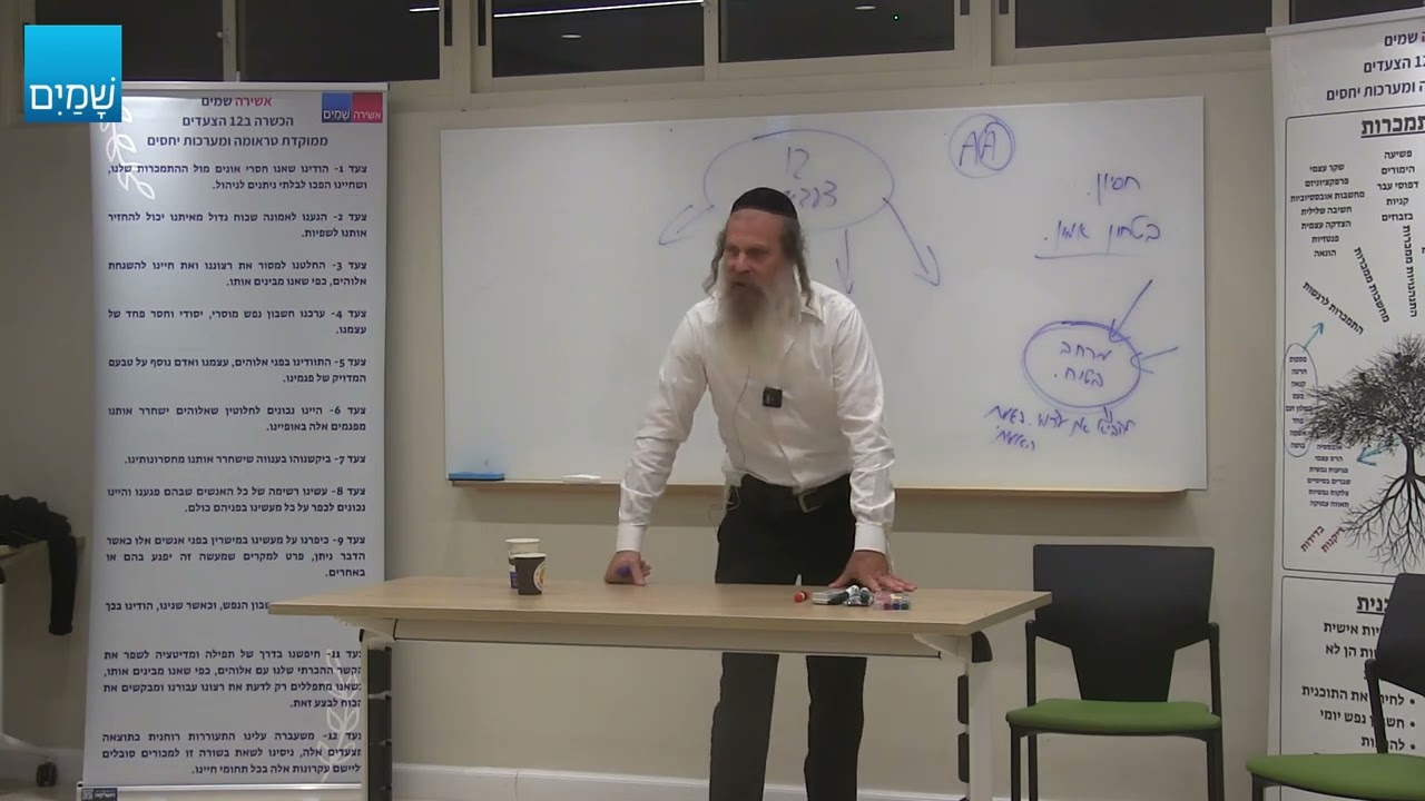 הכשרה 12 צעדים י-ם 8 מפגש 2 רוני אילון צעד 1