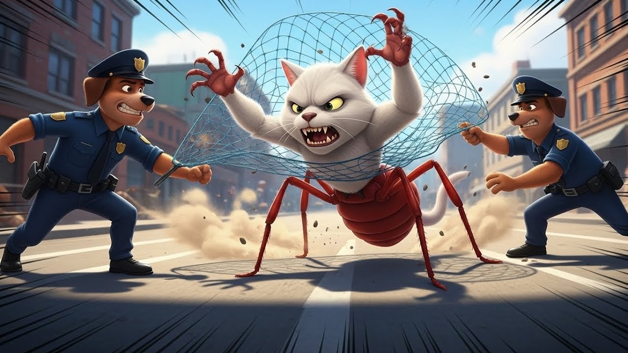 CAT ANT 🐱🐜  Cute Cat Eats Ice Cream and Transforms.Meow dram
