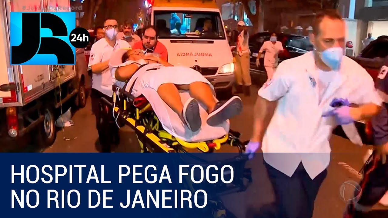 Incêndio em hospital do Rio de Janeiro mata pelo menos uma pessoa