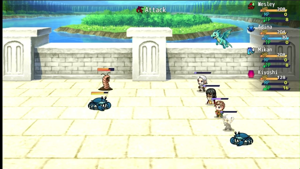 RPG Maker MZ - Final Fantasy 11 Pet system (Beastmaster & Dragoon)