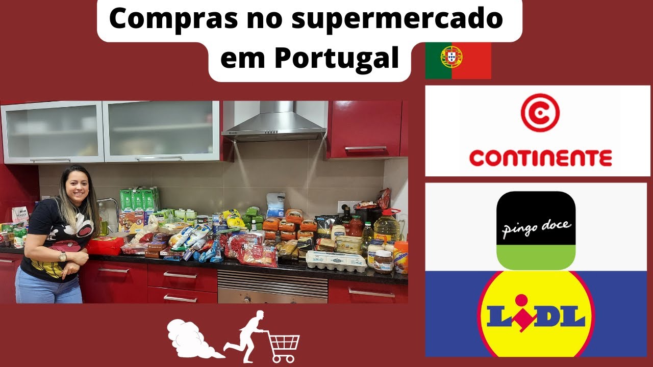 Compras no supermercado em Portugal 2022 NOVOS VALORES