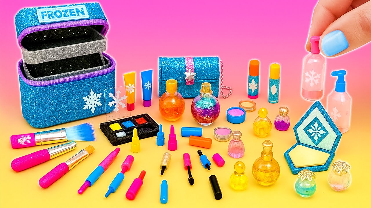 Эльза забыла свою косметику?! Давайте создадим совершенно новый набор! 💄🎨