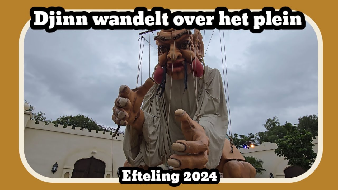 Djinn wandelt over het plein [Efteling 2024]