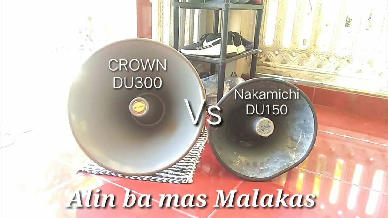 TROMPA Match alin ba Mas Malakas | CROWN DU300 & Nakamichi DU150