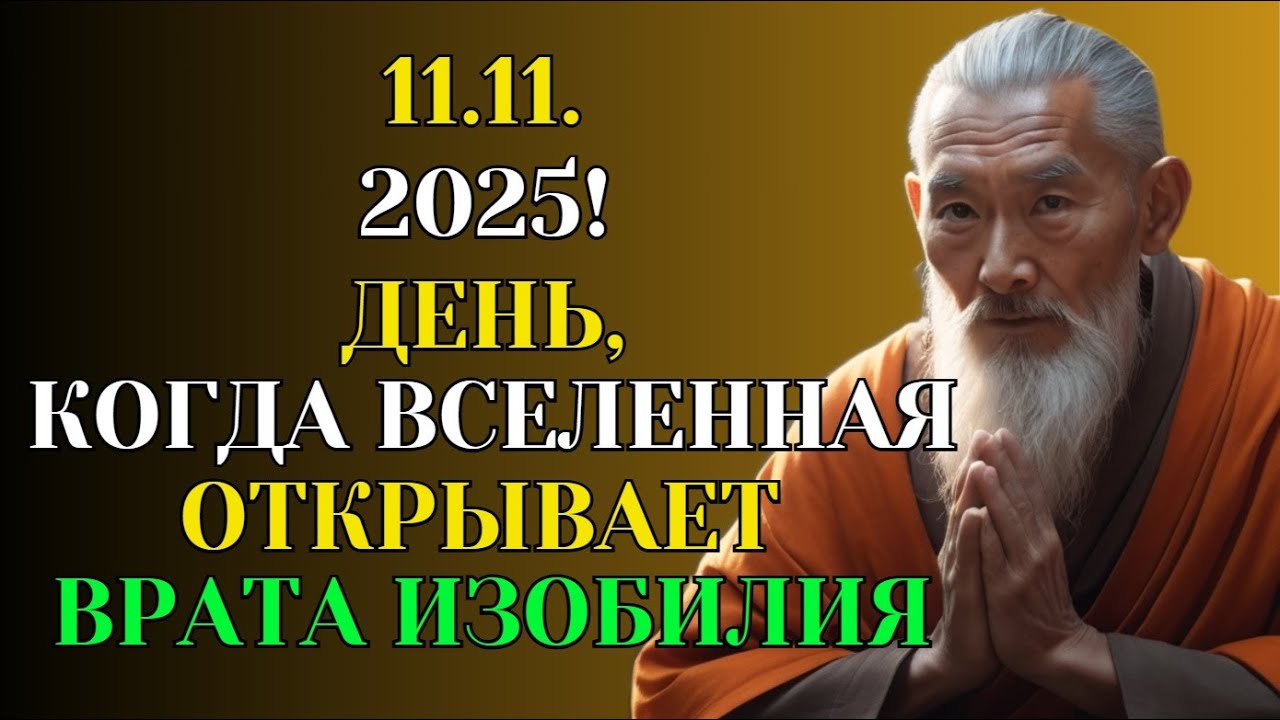 11 ноября 2025 &mdash; день, когда Вселенная открывает врата изобилия!