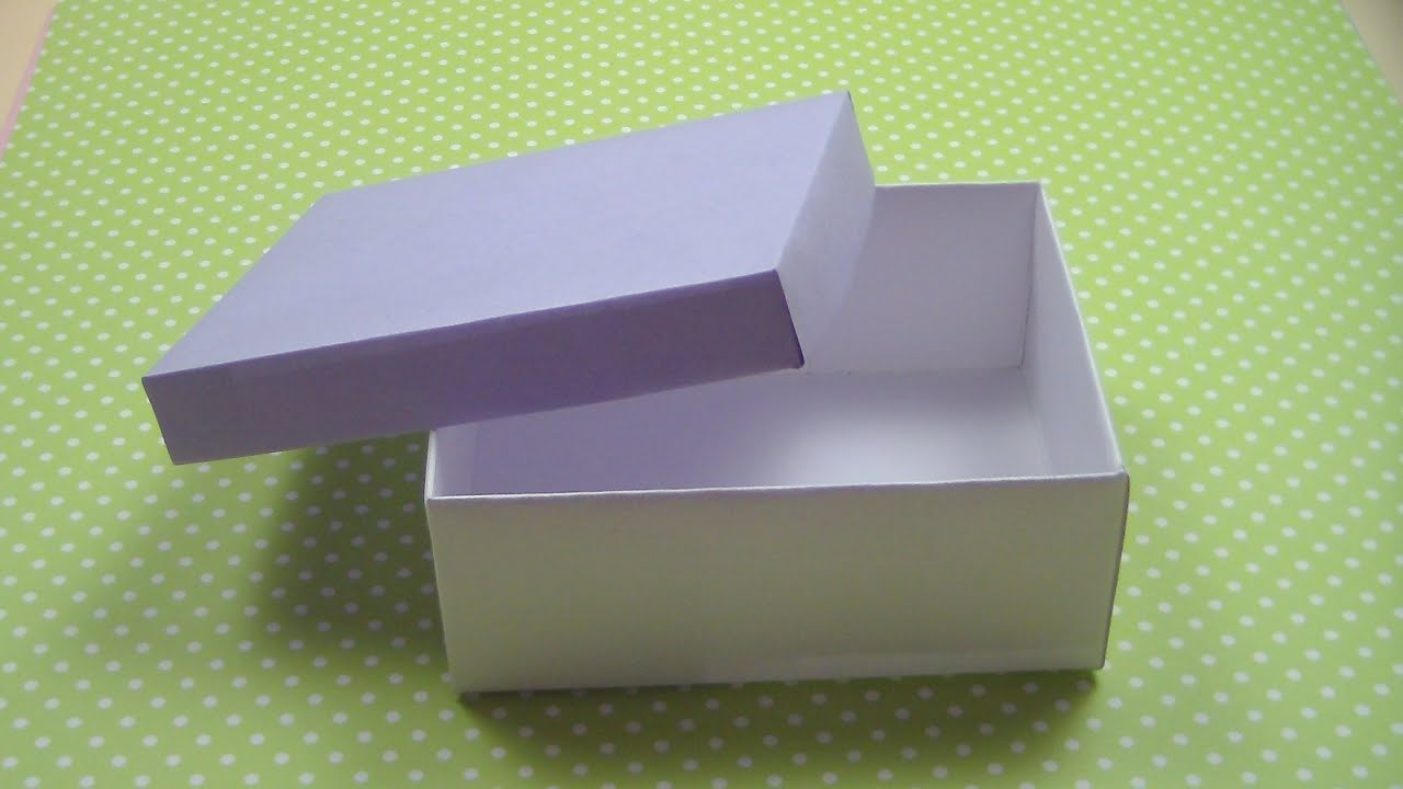 Как сделать КОРОБКУ С КРЫШКОЙ / How to make а Paper Box / ✿ NataliDoma