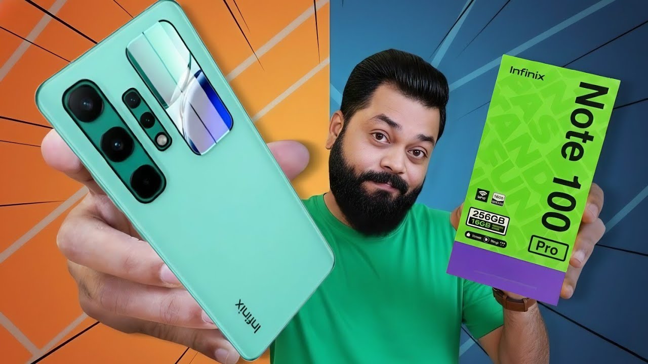 Infinix Note 100 Pro Unboxing, first look & review