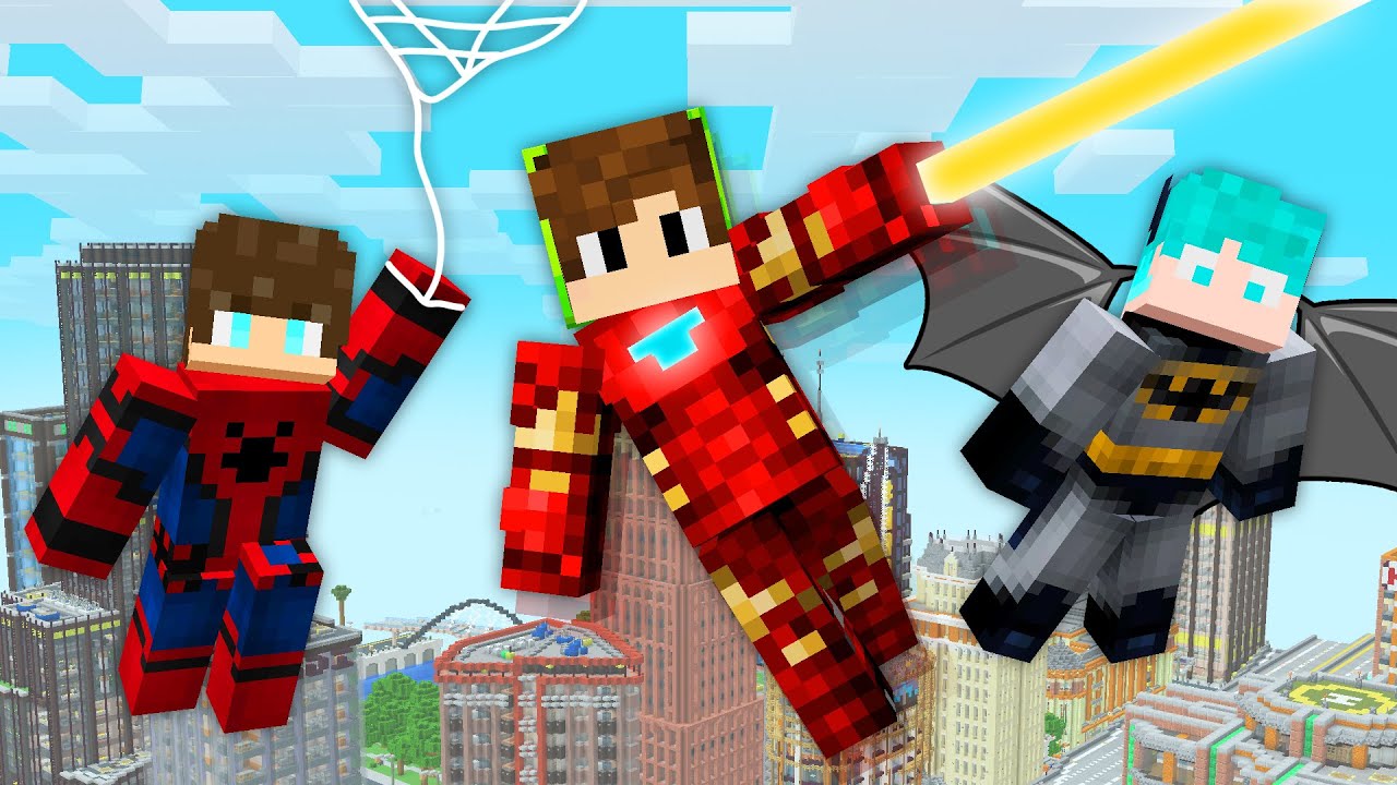 VIREI HER&Oacute;IS da VIDA REAL no MINECRAFT
