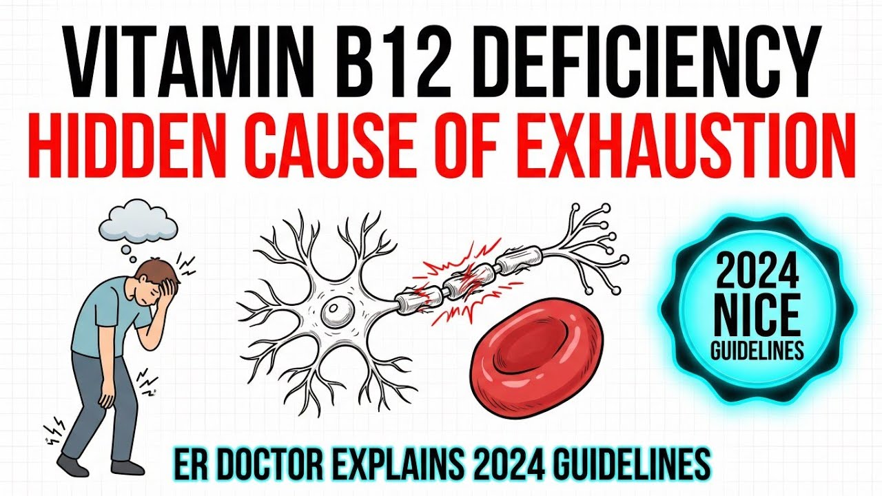 Дефицит витамина B12: скрытая причина истощения | Врач скорой помощи объясняет рекомендации NICE ...