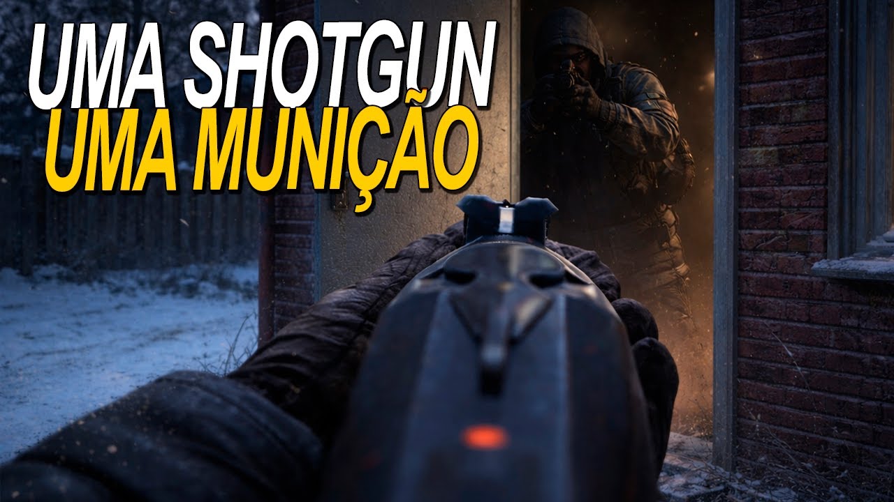 UMA SHOTGUN, UMA MUNIÇÃO E MUITA TENSÃO | DAYZ