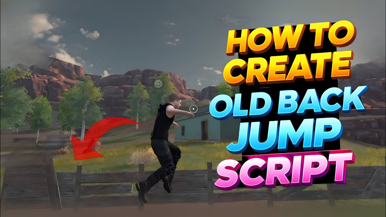 How to create back jump script 😍 || back jump script kaise banaen free fire craftland 