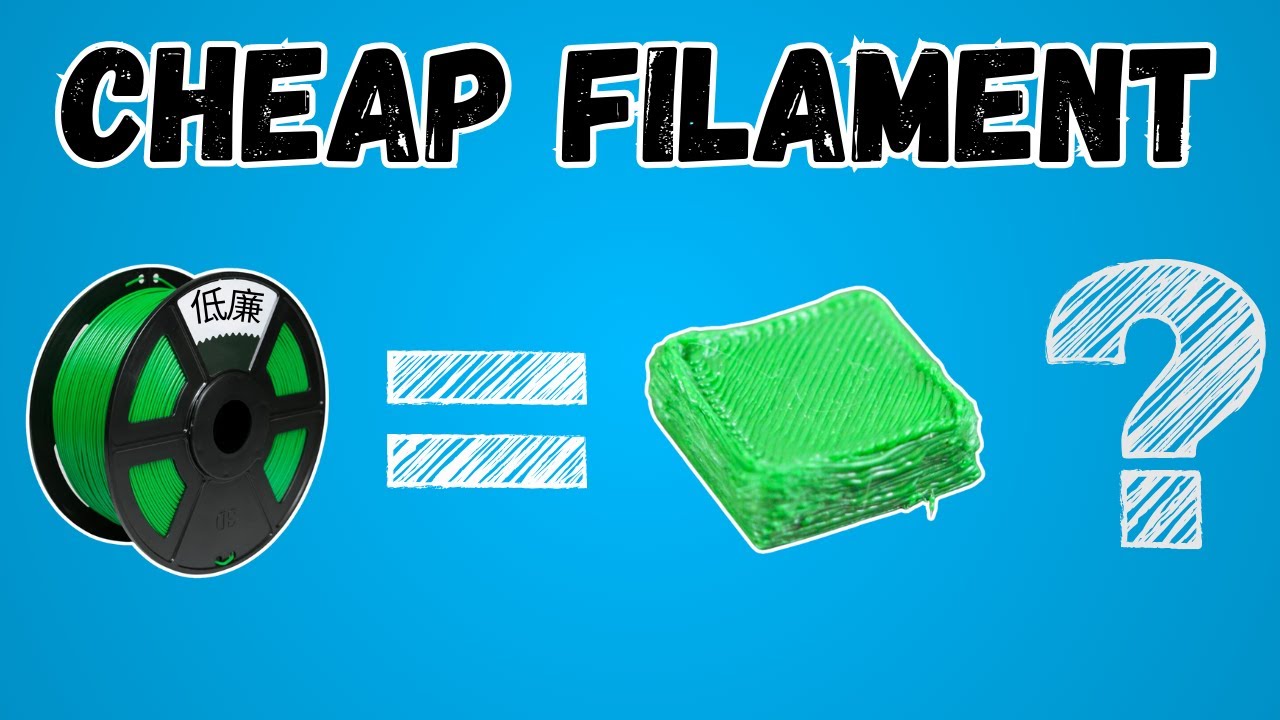 CHEAP 3D Printing Filament: The honest TRUTH