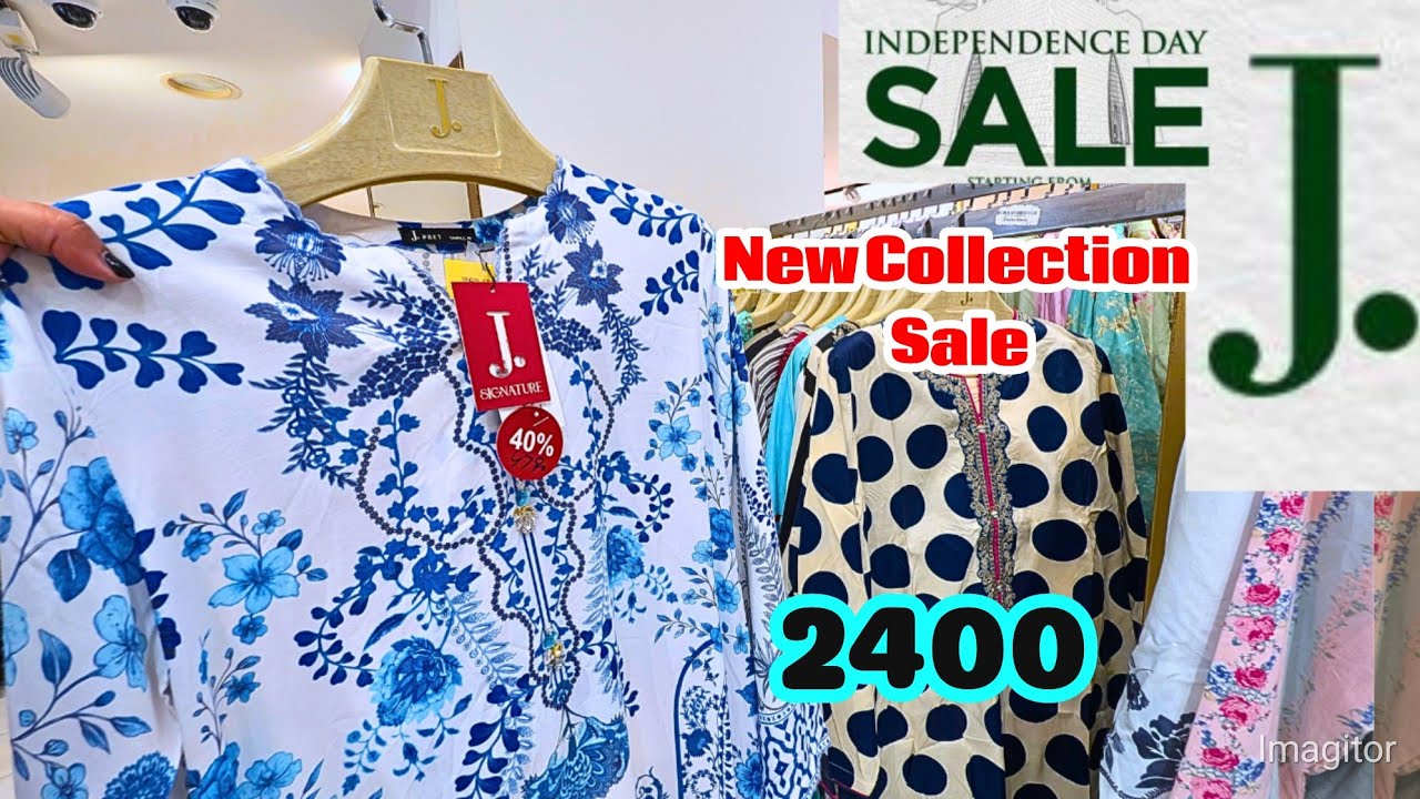 J.40 Off AZADI SALE Latest New Collection  ❤️ | J. Azadi SALE | J. Sale
