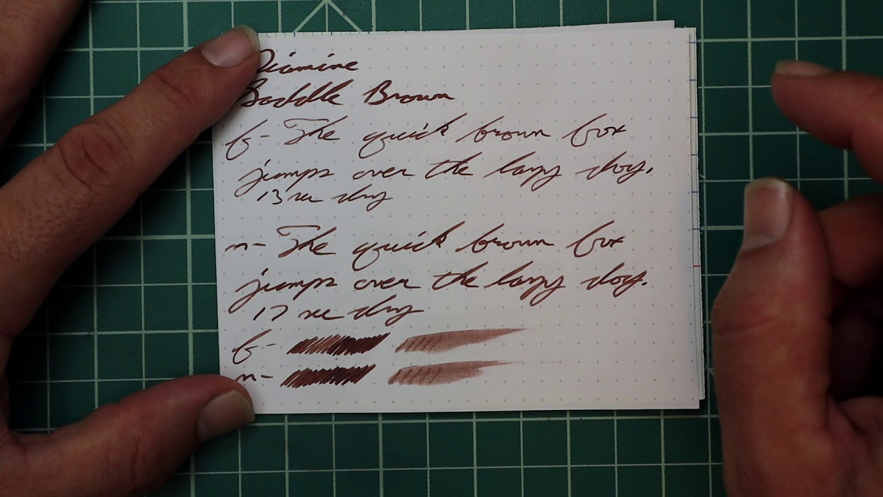 Diamine Saddle Brown Fountain Pen Ink #fountainpenink #fountainpens
