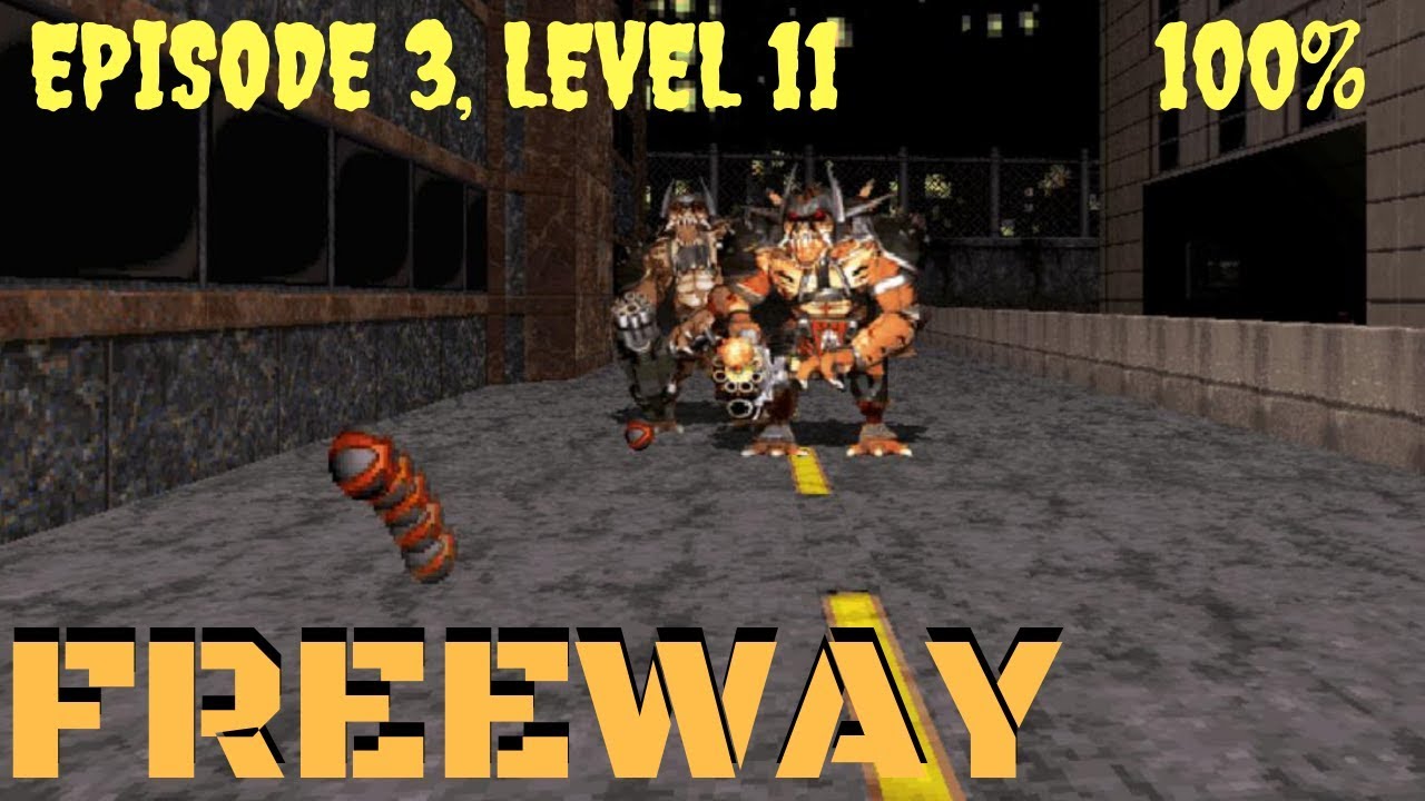 Duke Nukem 3D (100%) Прохождение (E3L11: Freeway)
