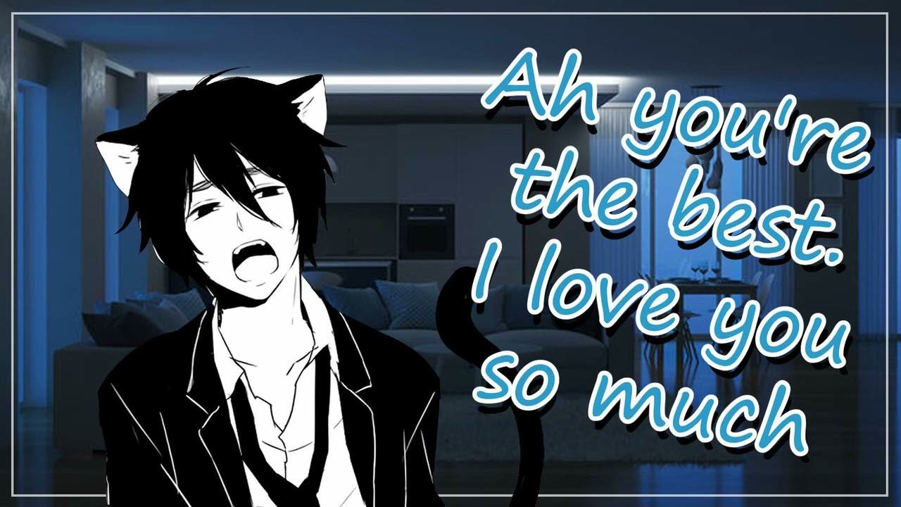 [M4F] Tired neko boyfriend sleeps on top of you [Cuddles] [Kisses] [Talking] [Cute] [ASMR roleplay]