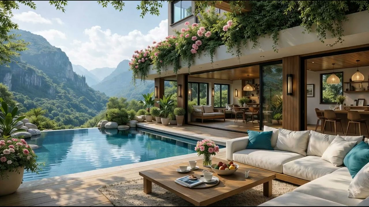 Calm Morning Jazz at Nature / Therapy for Relaxation  #jazzzfan
